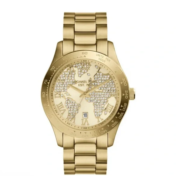 Michael Kors | Accessories | Michael Kors Goldtone Crystal  display picture 1
